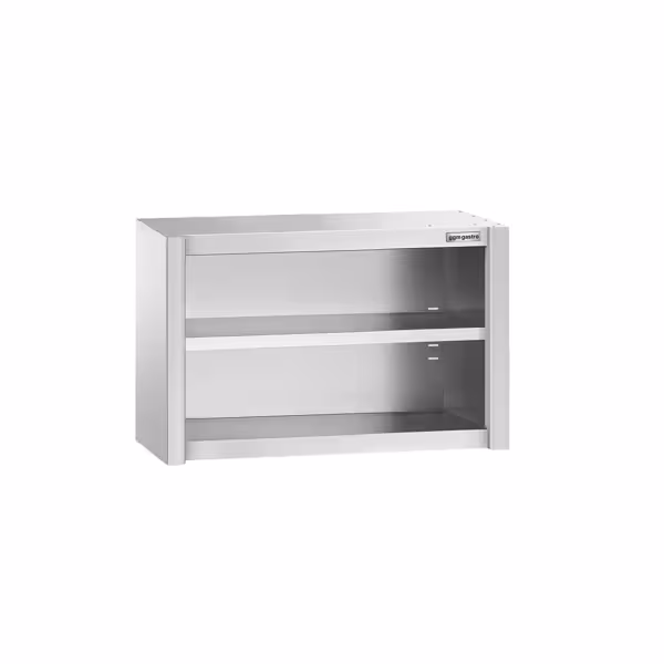 RVS wandkast PREMIUM - 800x400x650mm - open