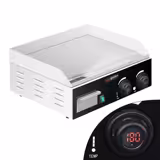 Elektro Bratplatte mit digitalem Display - 2,2 kW - Glatt - Bratfläche: 520x330mm