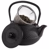 Teiera - ASIA - 0,8 L - Gusseisen - incl. filtro per tè - Nero - per tè