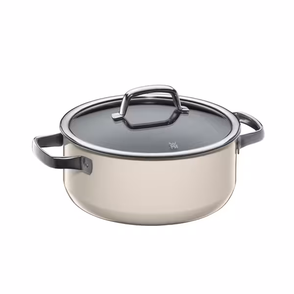 WMF | Fusiontec Mineral - Frigideira - Ø 240mm - 4,4 litros - incl. tampa de vidro - Macadâmia