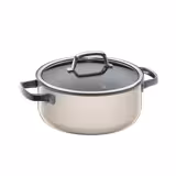 WMF | Fusiontec Mineral - Pentola per friggere - Ø 240 mm - 4,4 litri - incl. coperchio in vetro - Macadamia