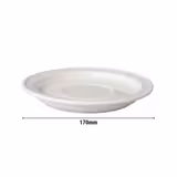 (12 st) BUDGETLINE - Fat Mammoet - Ø 17 cm - Vit