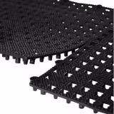 (3 pezzi) FUCHS | DELFIN® Tappeto antigoccia in gomma - set di 2 - 315x315mm - inseribile - nero