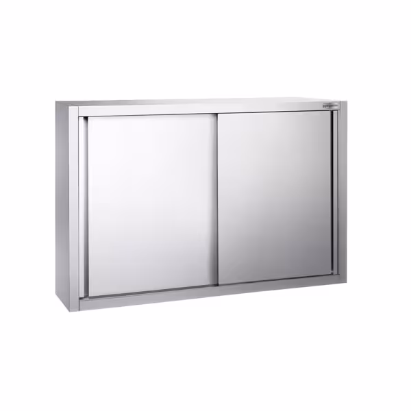 PREMIUM zidna ormarić od nehrđajućeg čelika – 1200 x 400 mm – s kliznim vratima – visina 1000 mm