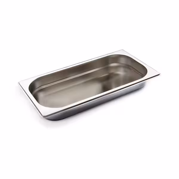 Stainless Steel Gastronorm Pan GN 1/3 - Depth: 19mm