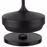 (4 stuks) Tafellamp - NISSRIN Micro - LED - oplaadbaar - draadloos - IP54 - dimbaar in 3 standen - Ø80mm - Zwart