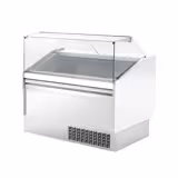 Vetrina Gelato LEVI - 1722mm - Refrigerazione statica - con Illuminazione LED - per 9+9x Vasca da gelato da 5/7 Litri - Sbrinamento automatico - Bianco