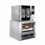 Cuptor convecție abur - Touchscreen - Ecran tactil de 7″ - 5x GN 1/1 - incl. Sistem de spălare & Sondă de temperatură - incl. Congelator șoc termic 5x GN 1/1