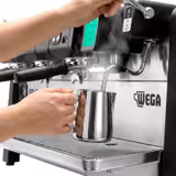 WEGA | Polar – Commercial 3-Group Espresso Machine – 6.9 kW – with 2 Steam Wands & Hot Water – Touchscreen – Black