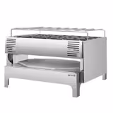 Elektrisk pizzaugn - med eldfast sten - 498x401 mm - för Ø 28 cm pizza - upp till 300 °C - Manuell - modulär - inkl. pizzaspade