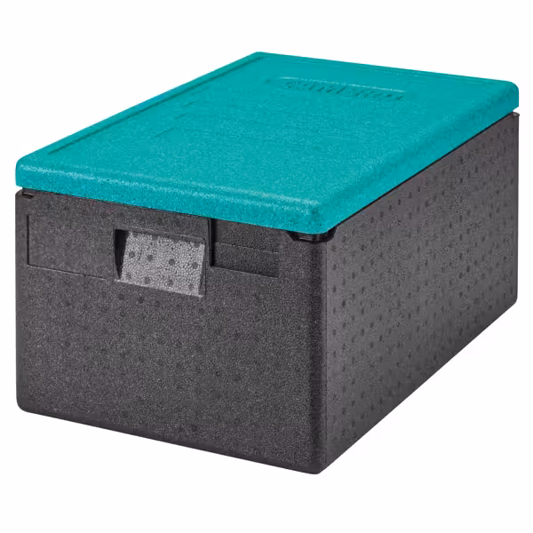 CAMBRO | CAM GOBOX® - Kontejner s gornjim punjenjem - GN 1/1 - Crna - Zelena poklopac