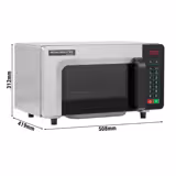 Profesyonel Mikrodalga fırın Solo - 23 L - 1,0kW - Dijital