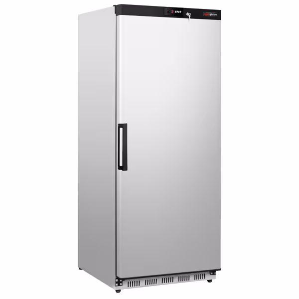 Voorraadkoelkast RVS PREMIUM - 600l - met 1‑deurs dichte deur - binnenzijde kunststof