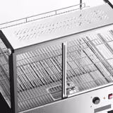 Vitrine chaude - 702mm - 1,10kW - avec 3 étagères - à poser