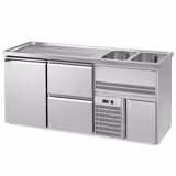Barkoelkast PREMIUM PLUS - 1950x700mm - 1 deur & 2 laden