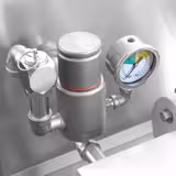 Drukfriteuse - 24 liter - 13,5 kW - digitale bediening - met oliefiltersysteem