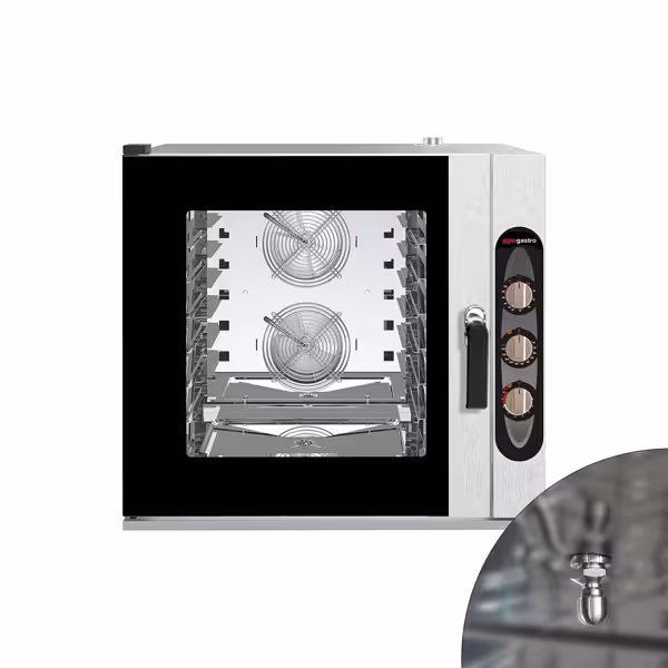 Bakkerij-Combisteamer - Handmatig - 6x 600x400