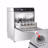Double-walled glasswasher - Digital - 2.97 kW - incl. descaler - with detergent pump & rinse aid pump