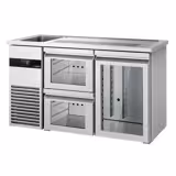 Direct Draw Beer Dispenser / Kegerator PREMIUM - 1550x700mm - Single Glass Door & 2 Drawers