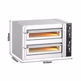 Pizzaugn - 4+4x 30 cm - Manuell