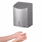 AIR-WOLF | Commercial Hands-In Automatic Hand Dryer – Stainless Steel-10–15 s dry time-HEPA+Carbon filters-replaceable-Drip tray