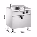 Electric Boiling Pan - 60L - 6kW - Indirect Heating - with Water Connection