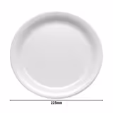 (6 stycken) Tallrik - CASUAL - Melamin - Ø 225 mm