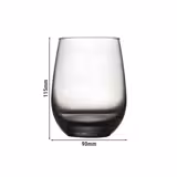 (12 pezzi) LIBBEY | STEMLESS - Bicchiere da vino - 451ml - Grigio