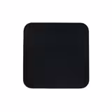 (6 pcs) SELTMANN WEIDEN | Coupe Side Plates – Ø 220 mm – porcelain – dishwasher-safe – square – black