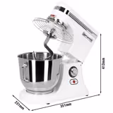 Countertop Commercial Planetary Mixer - 5L - 330W - incl. 3 attachments