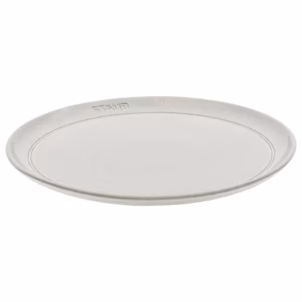 STAUB | DINING LINE - Teller - flach - Ø 260mm - Keramik - Weisser Trüffel
