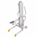 Kebablift - 564x890x1605mm - 350kg - RVS AISI 430, gesatineerd - met hydraulisch hefmechanisme - met wielstel