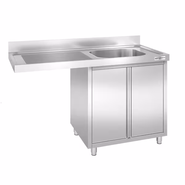 Spülmaschinen-Spülschrank - 1400x600mm - mit 1 Becken rechts