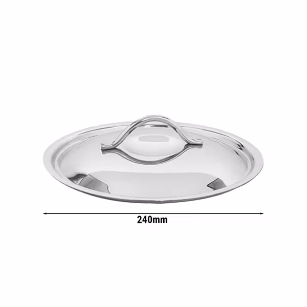 Καπάκι - Ανοξείδωτο ατσάλι 18/10 (AISI 304) - 255x256x50 mm