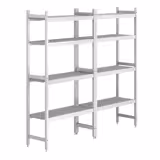 Rayonnage modulaire en aluminium - 1786x460mm - Capacité de charge:600kg