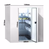 Câmara de congelação - 1200x2100mm - 3,2m³ - incl. lâminas