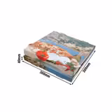 (100 pezzi) Scatola per pizza - POSITANO - Costa mediterranea - 30x30x4 cm