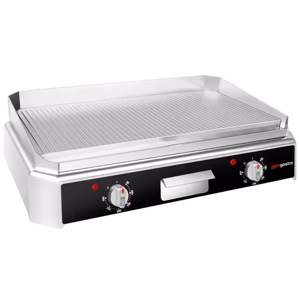 Fry-top electric - 5,0 kW - suprafață Striată - de banc