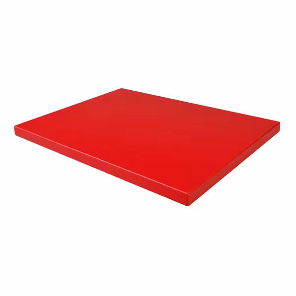 Snijplank - 325x530mm - Dikte: 20mm - HACCP-conform - Polyethyleen - Rood - Vaatwasmachinebestendig