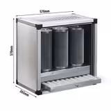 Frånluftsfilter 1400 m³ - utan motor (med för & aktivkolfilter)