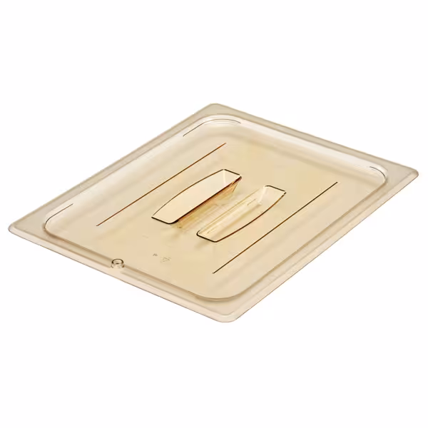 (6 stuks) CAMBRO | H-PAN™ - Hittebestendige GN platte deksels 1/2 - met handvat - Barnsteen