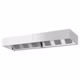 Commercial Wall-Mounted Extractor Hood – 4000mm – with Baffle Filters & LED Lighting