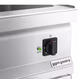 Bain marie – elektromos - 800 mm - 2,4 kW - 2x GN 1/1 vagy 4x GN 1/2 - leeresztőcsappal