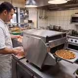 Commercial Electric Chargrill Continuous Conveyor Grill - 0.47x1.15m - Countertop - 12 Burners - 3.6kW