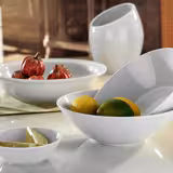 (24 pcs) Dessert Bowl - PERA - Porcelain - 250ml - round - Ø 130mm - White