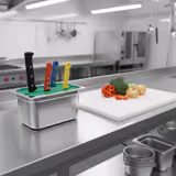 Suport pentru cuțite pentru cuve de sterilizare – compatibil cu GN 1/4