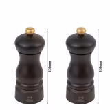 (6 Stück) PEUGEOT | CLERMONT - Salz- & Pfeffermühle - Holz - Schokolade - Höhe: 130mm