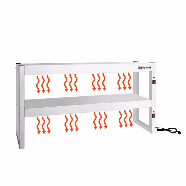 Tepelný most - 1500x300mm - se dvěma policemi - výška 650mm