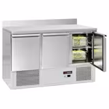 Koelwerkbank ECO - 1370x700mm - met 3 deuren & met achterwand