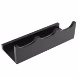 Expositor para compotas GOOD MORNING - Conjunto de 4 peças - Madeira - Escuro - incl. 3 Copos de vidro